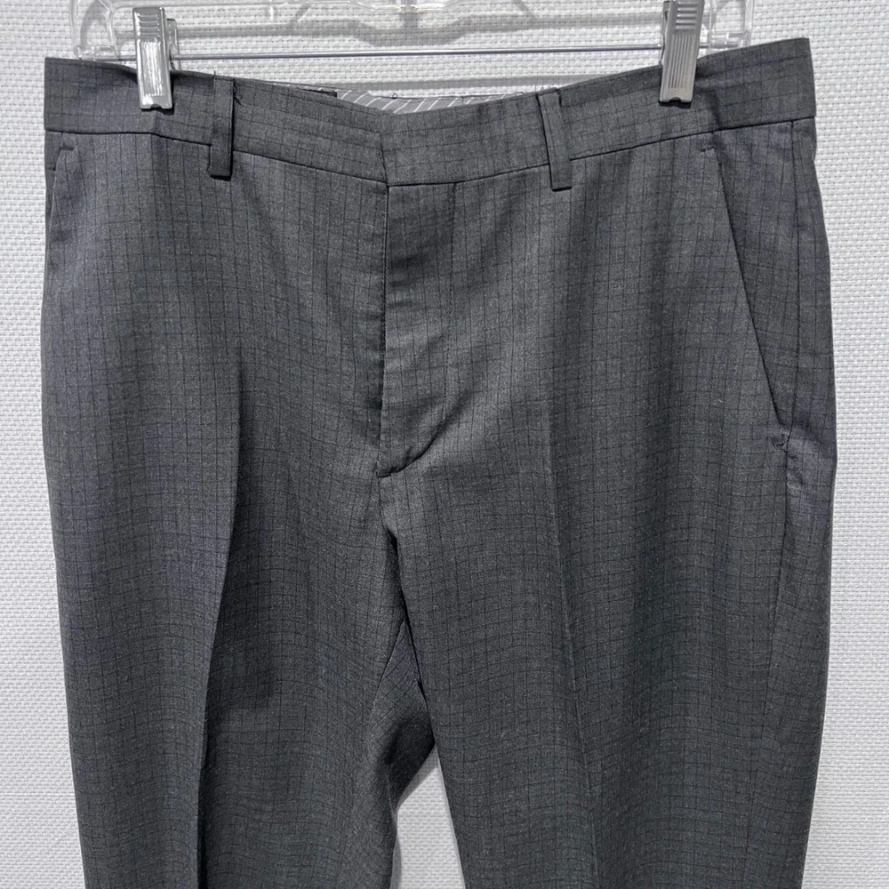 Banana Republic Classic Men's Charcoal Pinstripe‎ Dress Pants Size 32x30